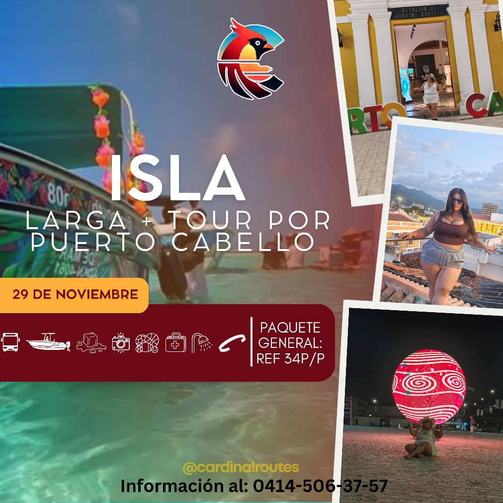 Tour Isla Larga + puerto cabello